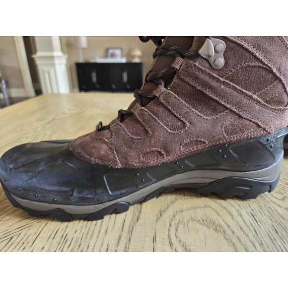 Merrell Moab Polar Espresso Select Dry Warm Hiking Snow Boots Mens Size 12